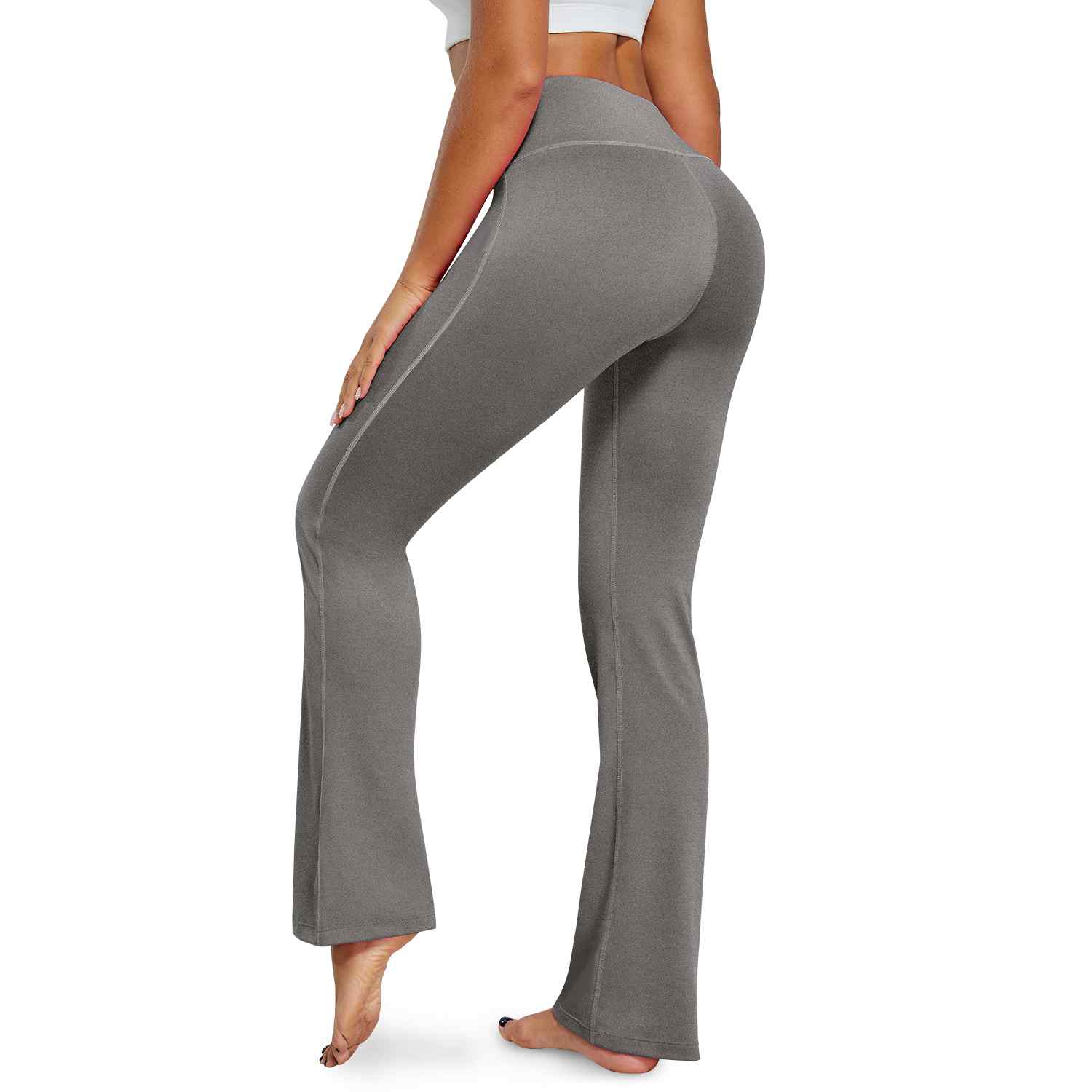 KIM light grey marle maternity activewear leggings – The Ten Active