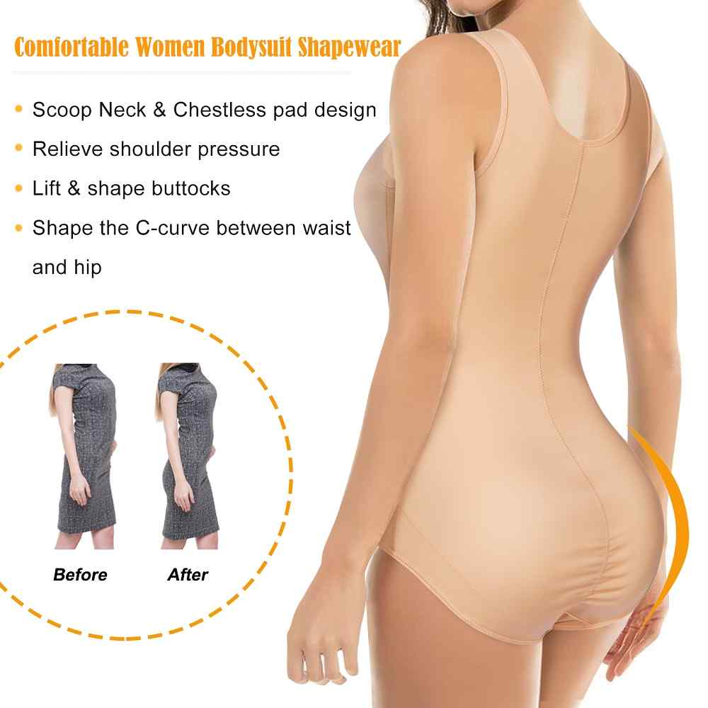 Nude Comfortable Shapewear Bodysuit