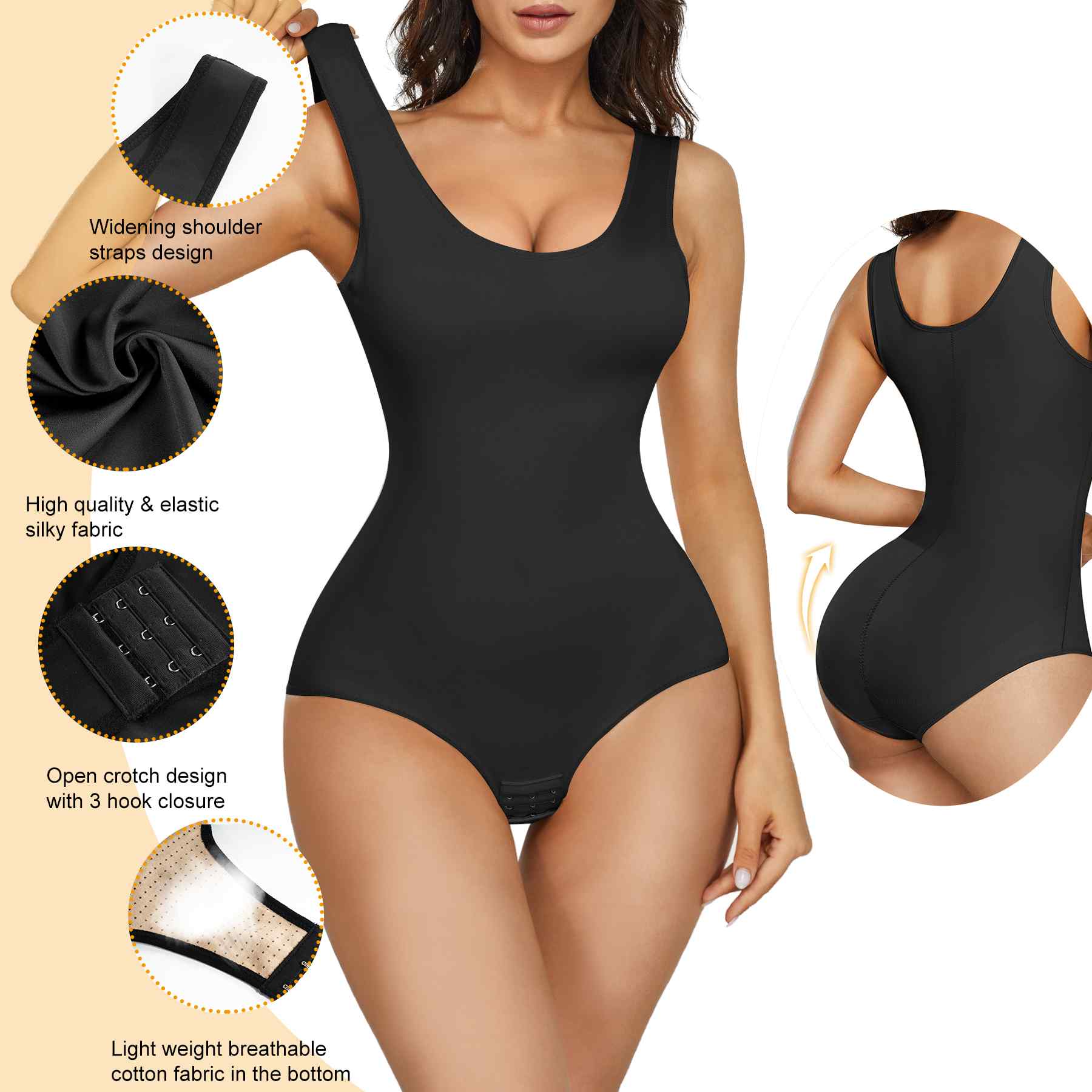 Women Bodysuit Good Fitting Corese Black Shapewear - China Shapewear and  Women Corest price