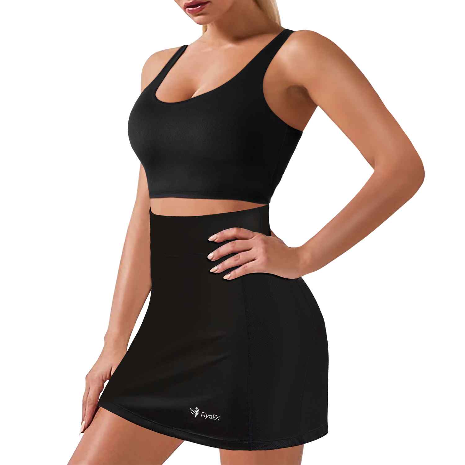 Women Athletic Sport Skirt With Shorts