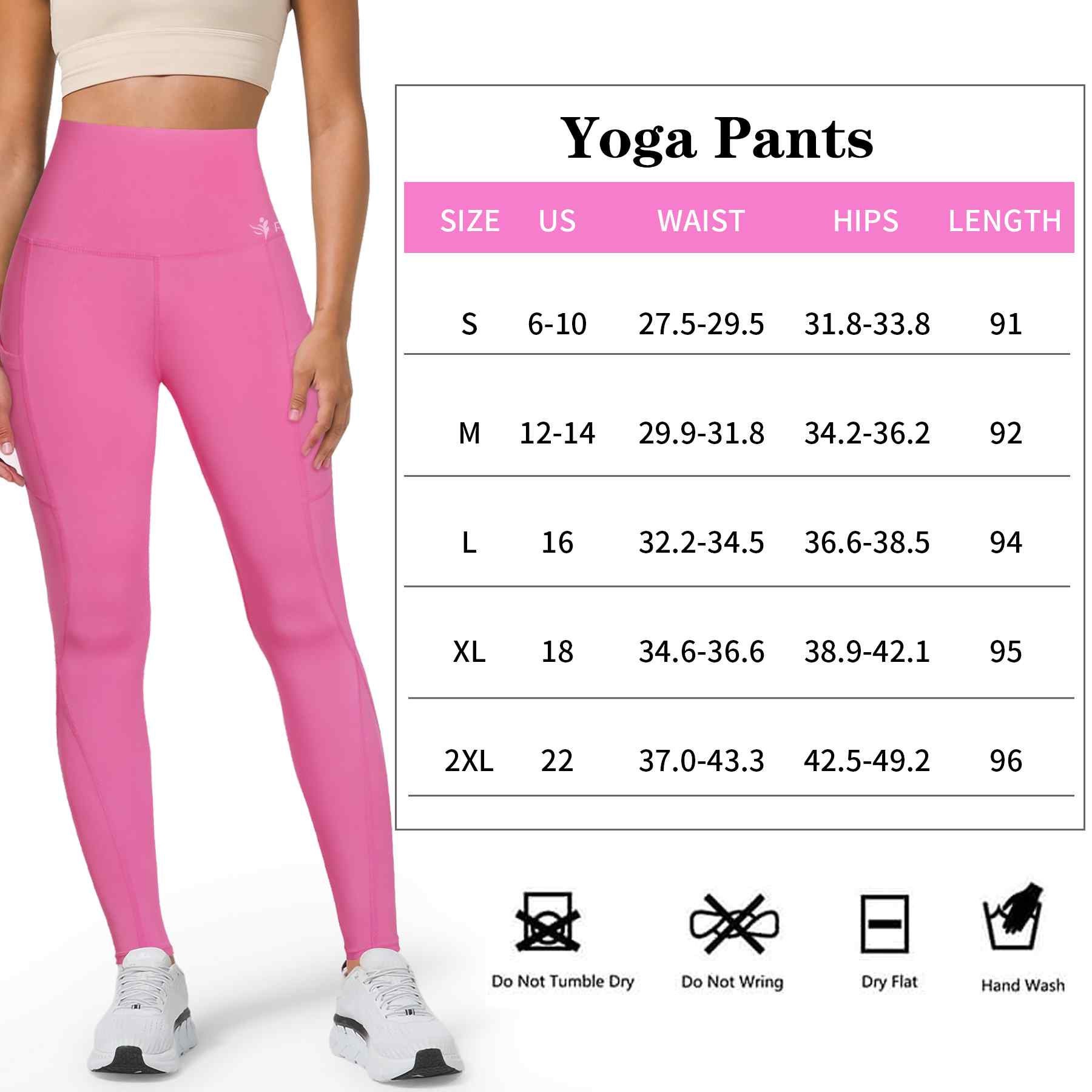 Mid Waist Seamless Yoga Pants PINK – FiyaEX